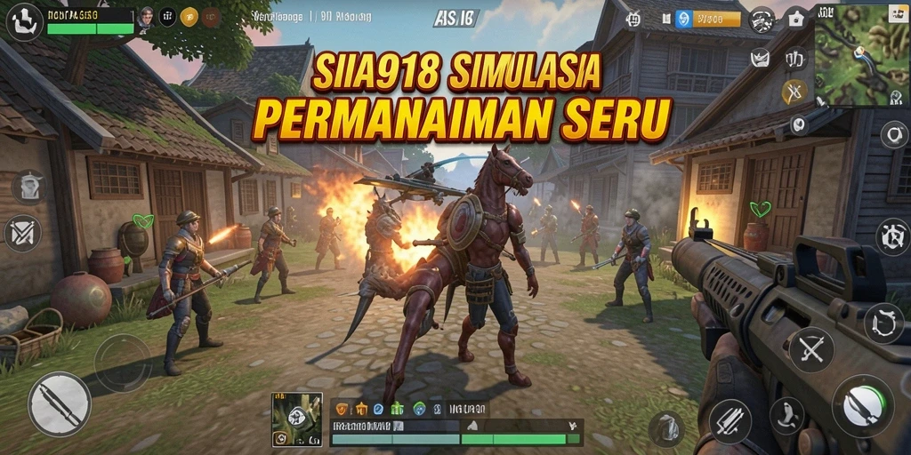 Screenshot ASIA918 menggambarkan momen seru dalam gameplay simulasi.