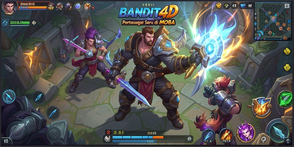 Tampilan aksi epik dalam gameplay BANDIT4D yang menegangkan.