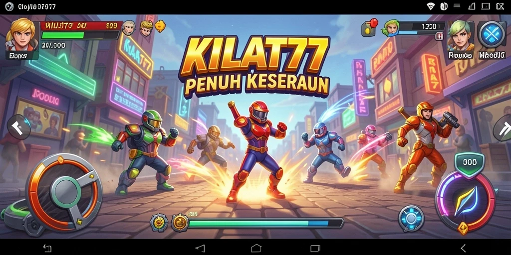 Tampilan menarik dari gameplay seru KILAT77.