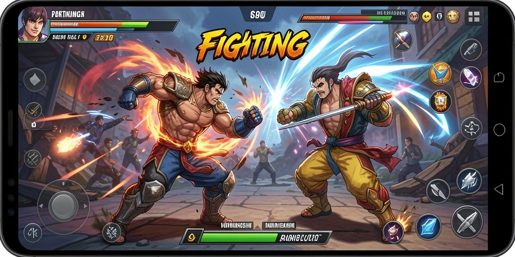 Tampilan gameplay S80 yang mendebarkan saat pertarungan antara karakter.