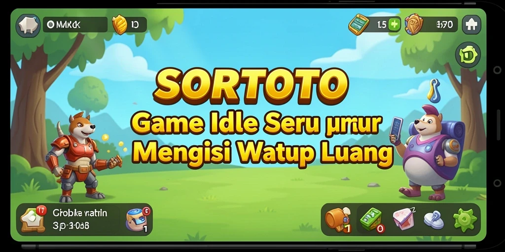 Tampilan gameplay SORTOTO yang penuh warna dan menarik dalam kategori Idle.